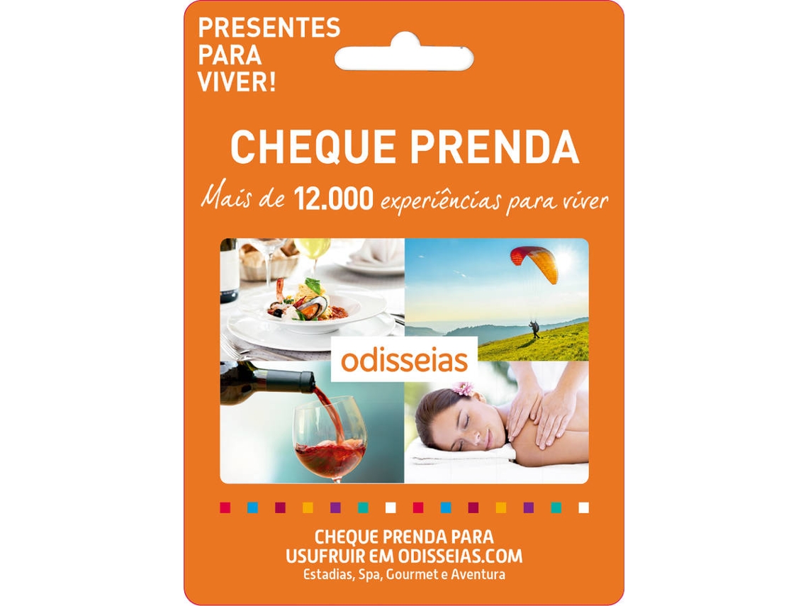 Cheque Prenda ODISSEIAS Presentes para Viver (25 ¿)