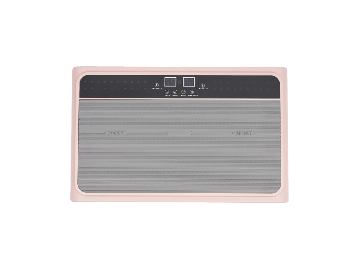 Plataforma De Vibração, Modos Automáticos, Design Ergonômico, Rosa