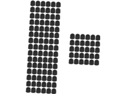 200 Pontas de Silicone de Reposição para Caneta Capacitiva com Tela Sensível Ao Toque SFUSHOS