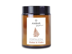 Vela Âmbar e Cedro Ambar Zen 125G AMBAR PERFUMS