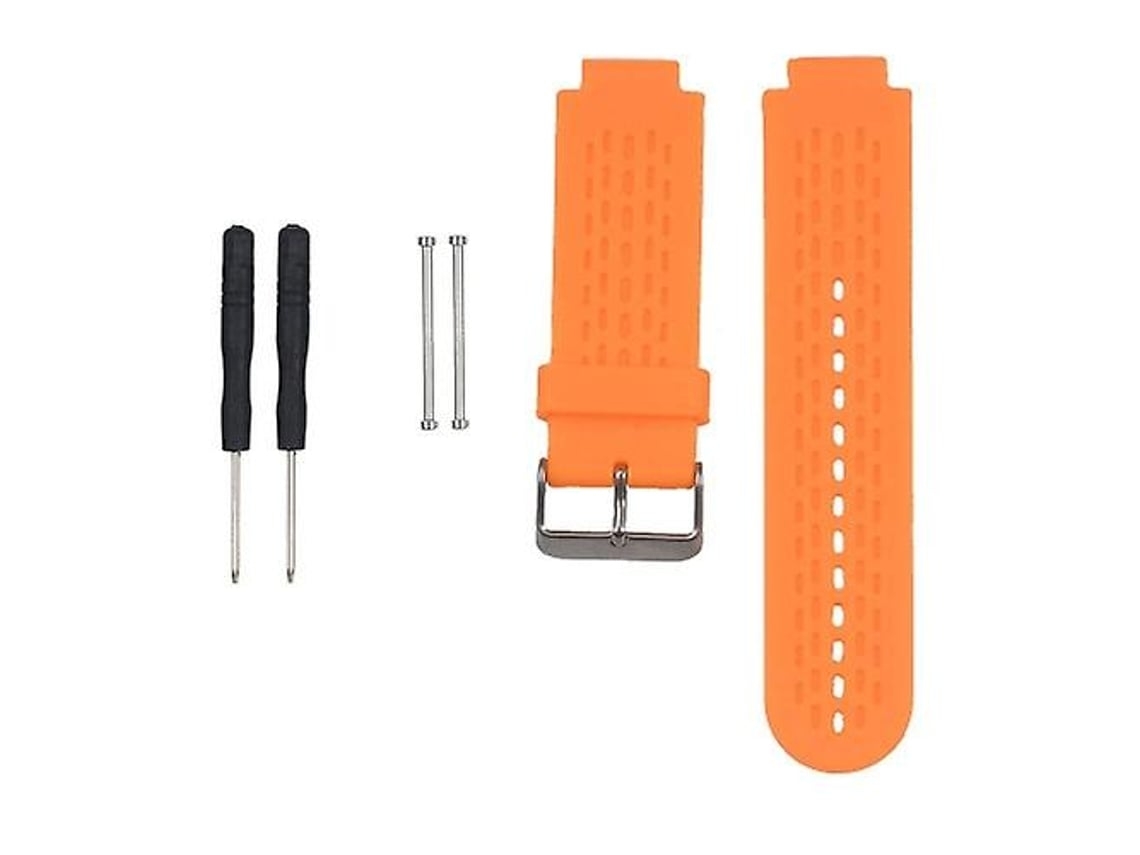 Pulseira Esportiva De Silicone, Compatível Com Relógio Garmin Approach S2/ S4, Laranja