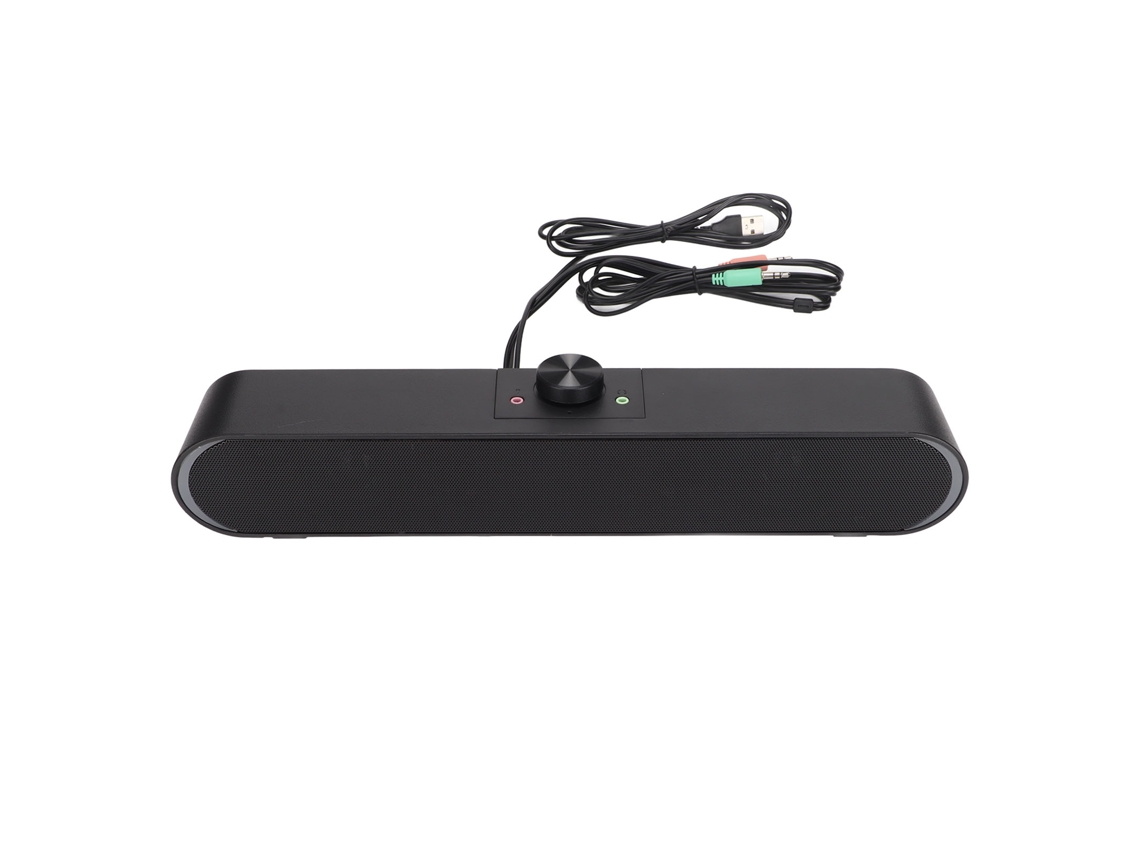 Barra de Som Pc Usb LAXISCREED com Subwoofer e Microfone