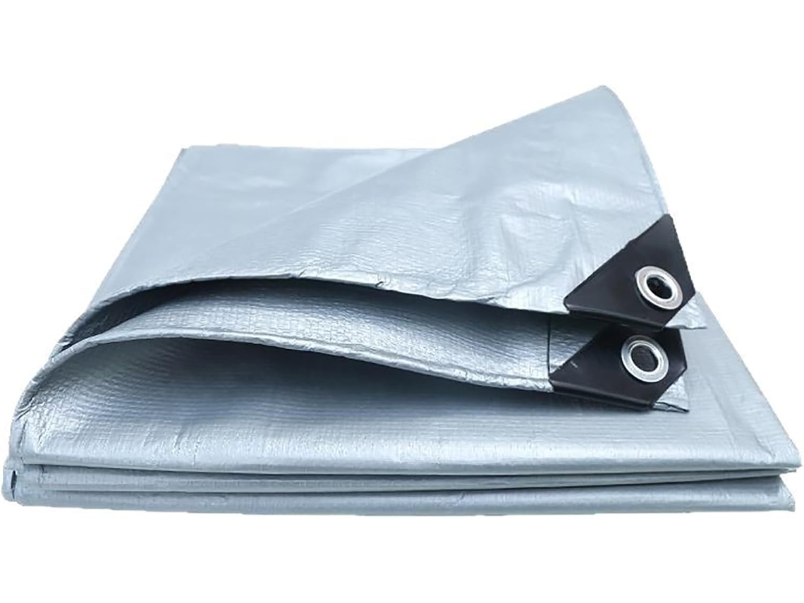 Heavy Duty Waterproof Tarp, Thickness Tarpaulin With Aluminum Grommets, Tarps Waterproof Reinforced, Multipurpose Water