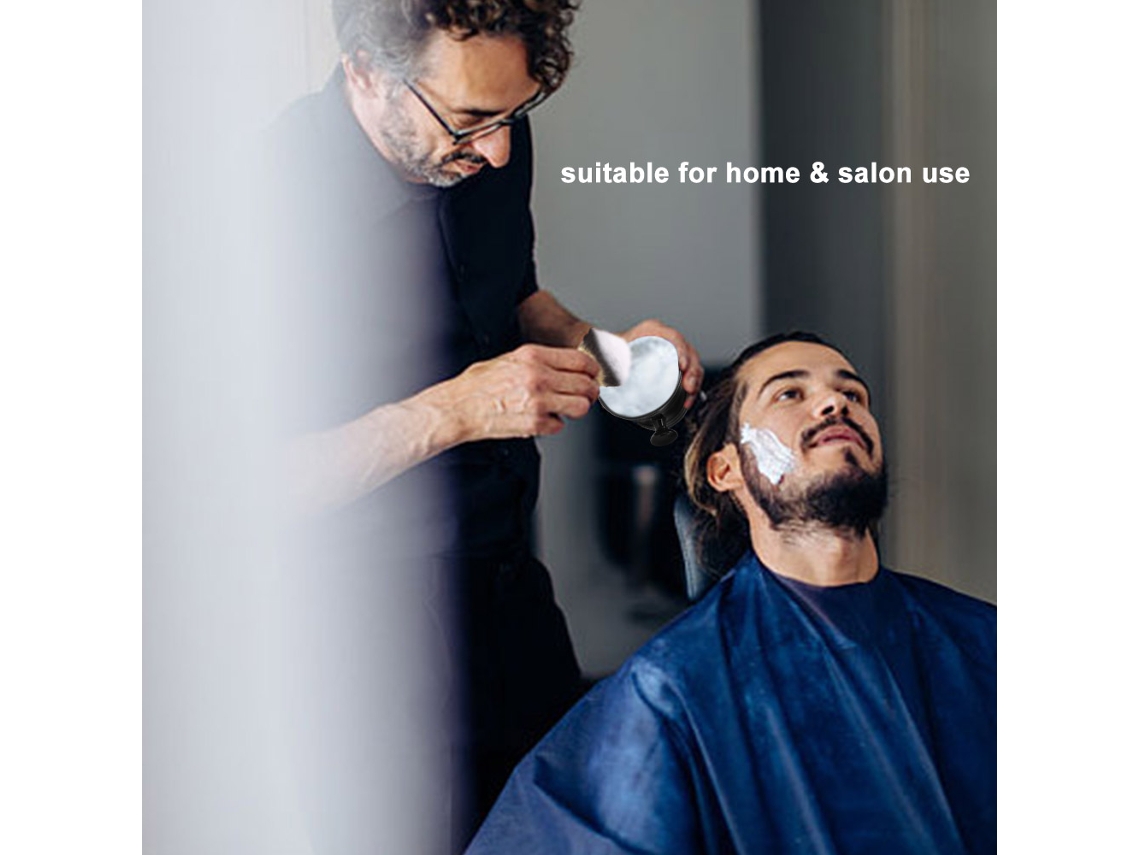 Kit De Barbear Para Homem Com Escova, Porta-escova, Xícara De Sabão E Suporte Para Barbear Molhado