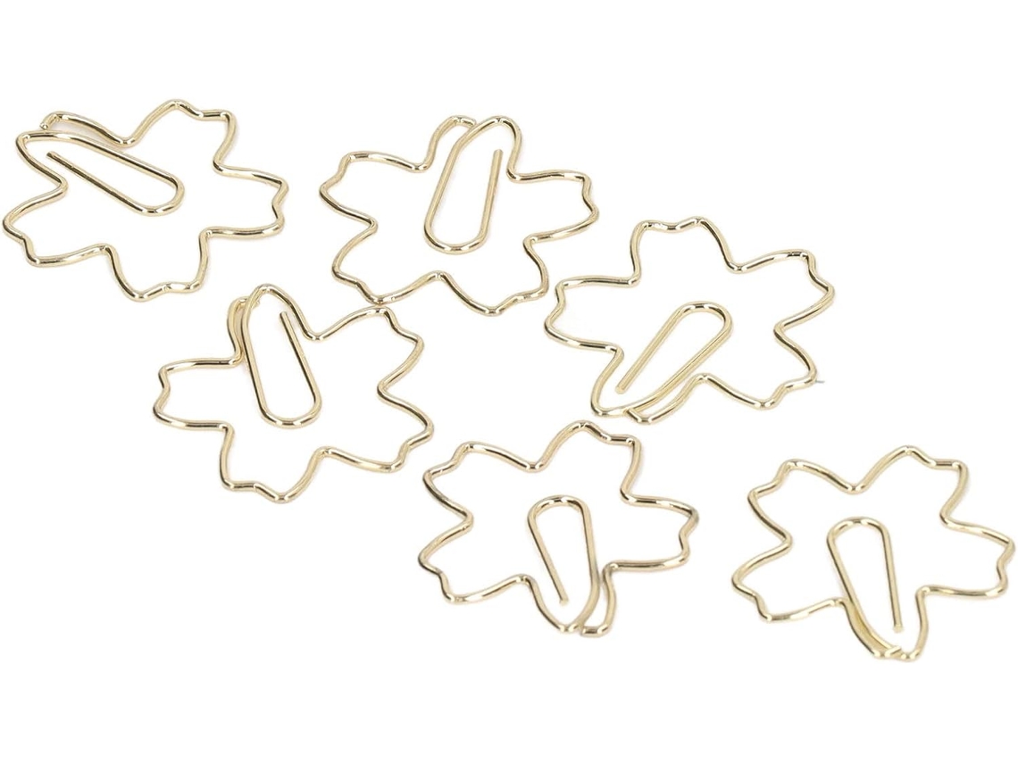 Clips de papel Aynefy, pacote com 50 unidades, para material escolar, fabricados com respeito ao papel e com maior resistência ao deslizamento.