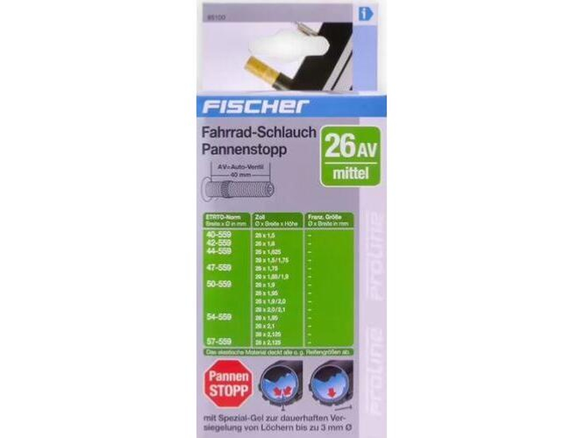 Tubo Interior com Válvula Schrader Média FISCHER 26