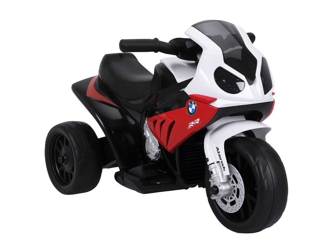 Moto Elétrica Infantil 18-36 Meses 6v Faróis Música Vermelho