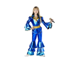 Fato de Menina CAR&GUS Disco Azul dos Anos 70 (Tam.: 5-6 anos)