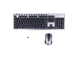 Aetheria combo Teclado e Mouse Sem Fio 2.4g Ultrafino 104 Teclas para Pc Laptop Gamer