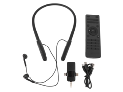 Aetheria fones de Ouvido Sem Fio com Placa de Som Controle Remoto para Transmissões Ao Vivo Academia Reuniões