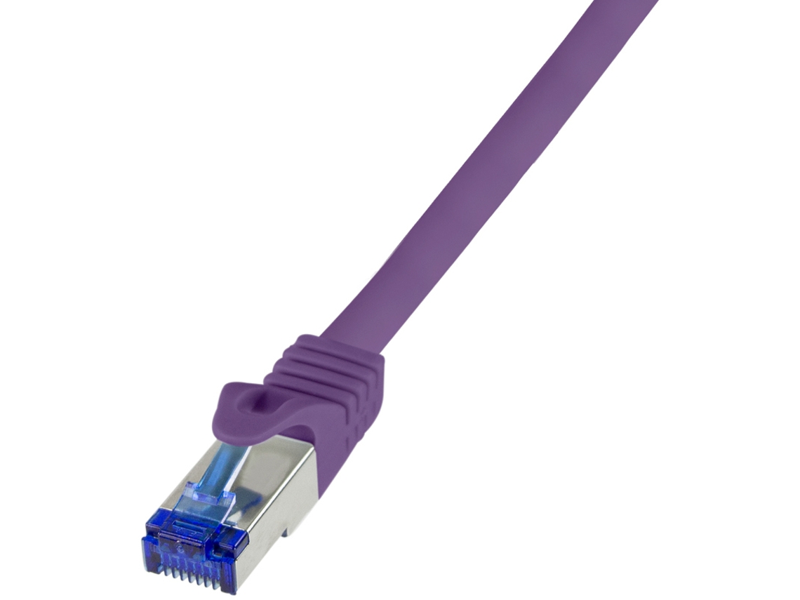 Cabo Patch Logilink Ultraflex Cat.6A S/Ftp 0 25 M Roxo LOGILINK PROFESSIONAL