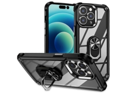 Capa Protetora De Lente Em Tpu + Pc Com Suporte De Anel Para Iphone 16e