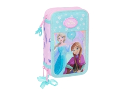 Estojo Triplo 36 Peças Frozen Cool Days 12,5 x 19,5 x 5,5 cm. SAFTA