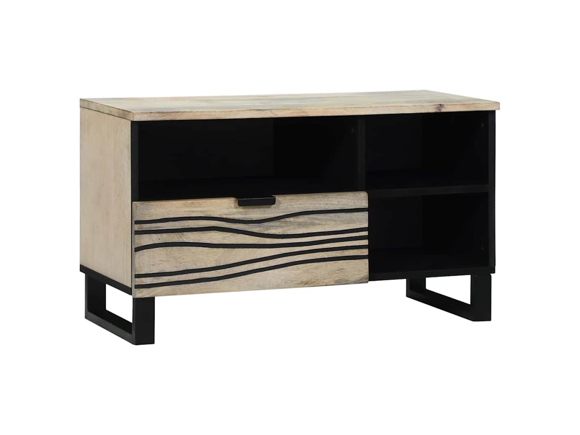 Vidaxl Unidades De Tv 80 X 33 X 46 Cm Branco Derivados De Madeira