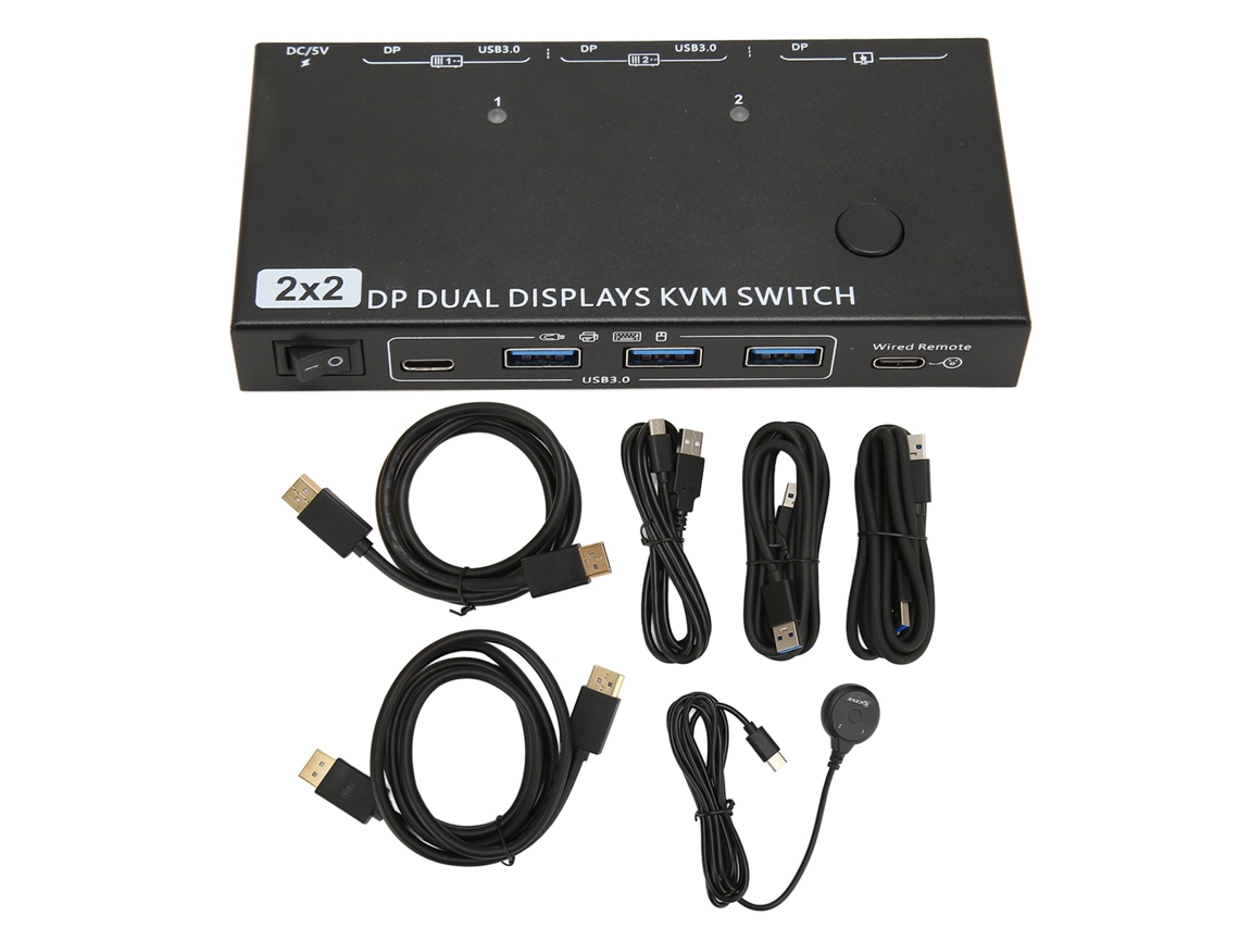 Switch Kvm Displayport LAXISCREED 8k 30hz Usb 3.0