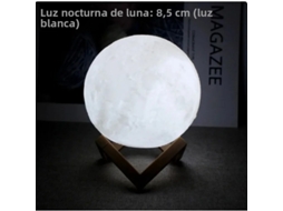 Luminária Noturna de Lua/luminária Led Diy MDUG (luz Fria)