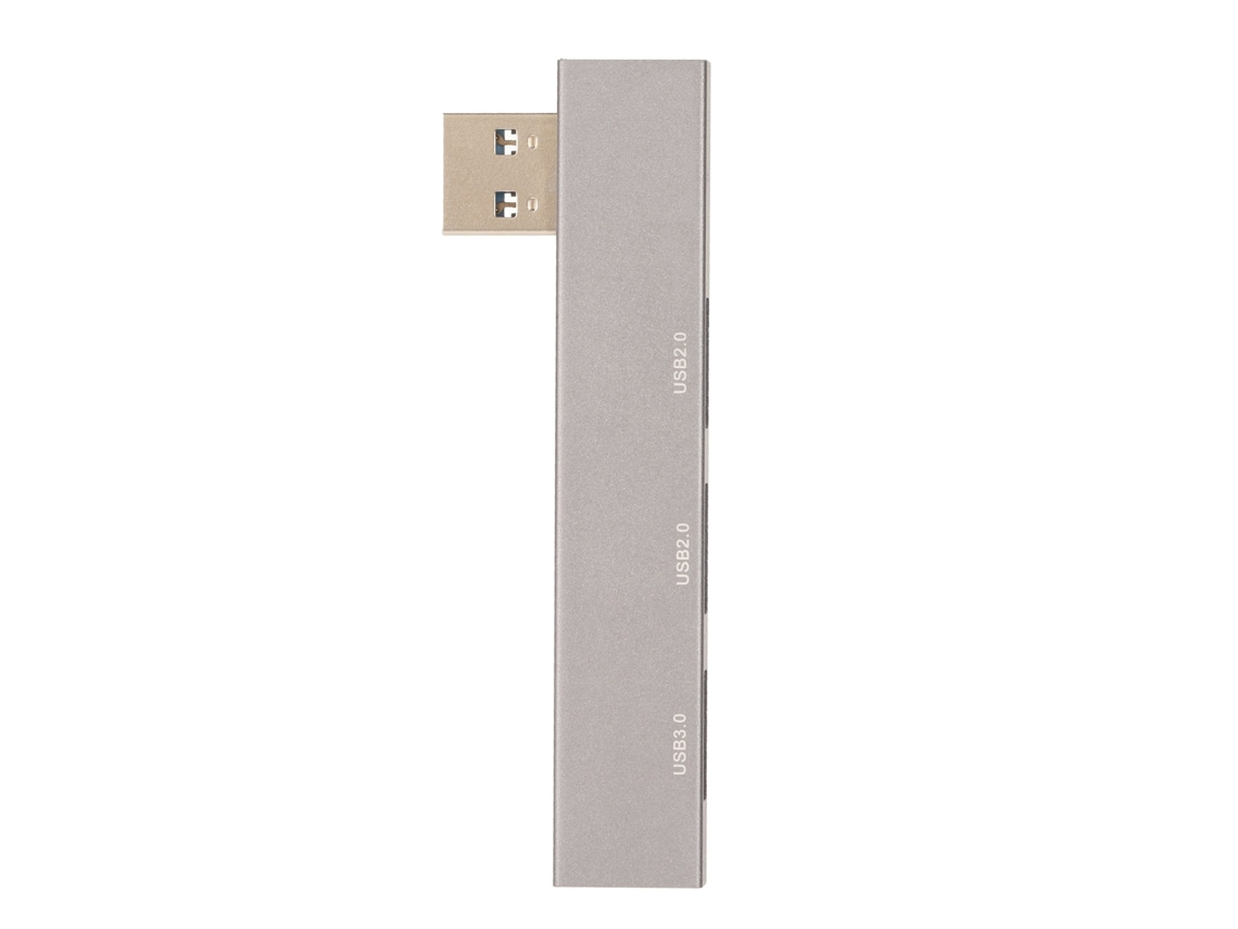 Aetheria hub Usb3.0 3 em 1 com 1xusb3.0 2xusb2.0 5gbps Alumínio Portátil Plug And Play