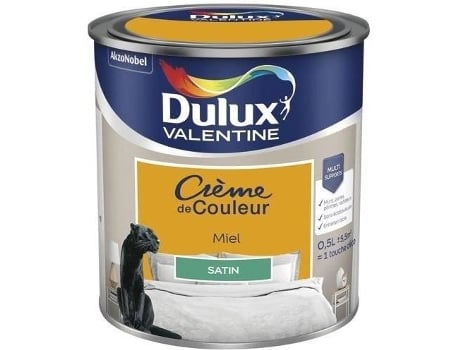 Creme de coloração acetinado Dulux Valentine 0,5 L Ducastel Mel