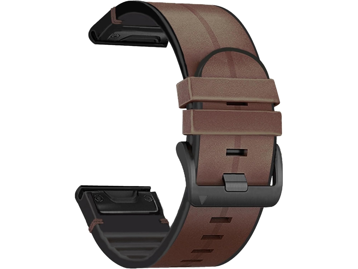 Pulseira De Relógio Inteligente Elegante Em Silicone E Couro,