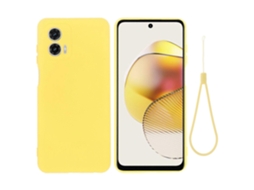 Capa De Silicone Líquido À Prova De Choque Para Motorola Moto G73 Pure Color
