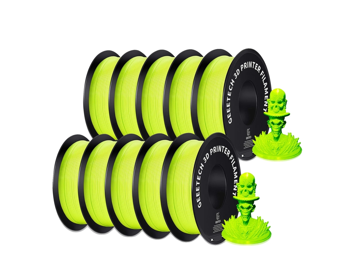 Filamento Pla, Para Impressora 3d, Durã¡vel E Ecolã³gico, Compatã­vel Com Impressoras Fdm, Verde Maã§ã£ Oem