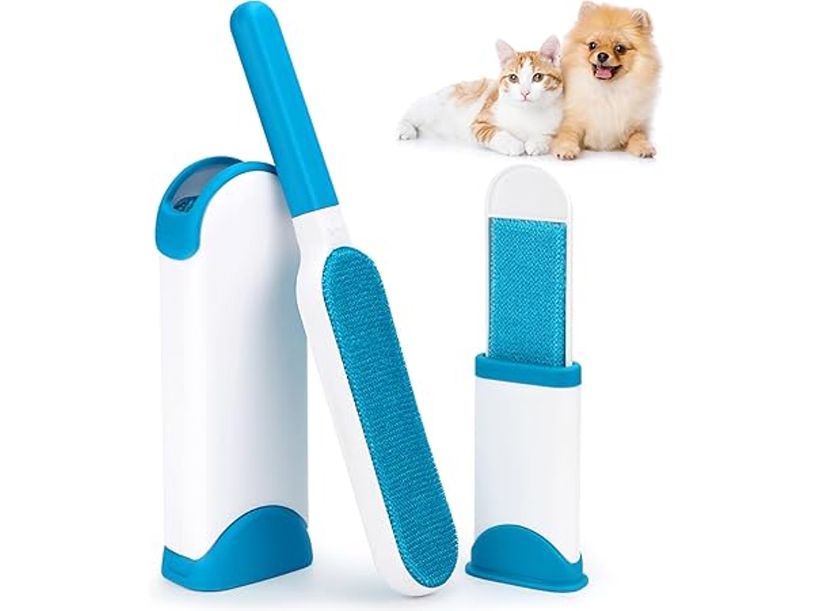 Escova para Remover Pelos de Animais de Estimação, Reutilizável, Resistente e Duradoura, Extremamente Fácil de Limpar, Limpeza Profunda STELASPLEN