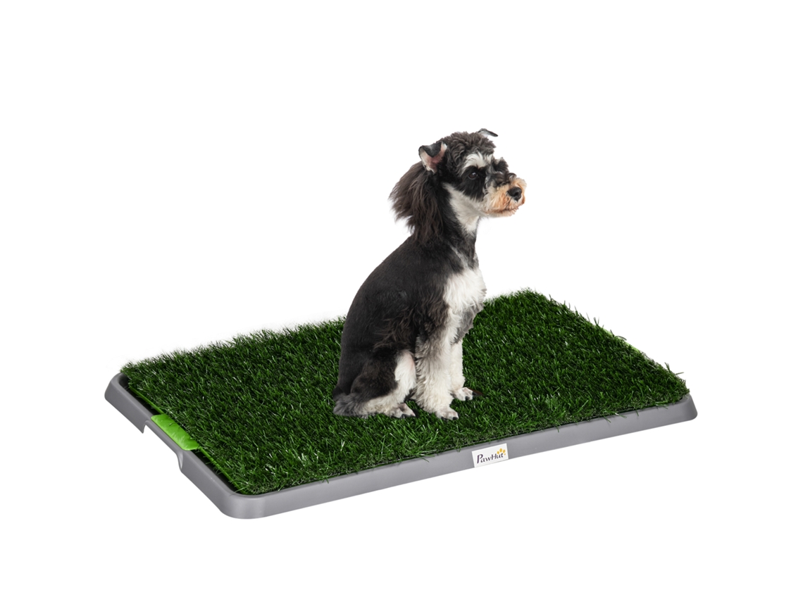 Banheiro para Cachorro com Grama Artificial, Bandeja de Treinamento, 67x41cm, 2 Pacotes | S/MARCA