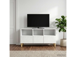 Vidaxl Gabinete Para Tv 102 X 34,5 X 50 Cm Branco Brilhante