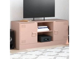 Vidaxl Móvel De Tv 99x39x44 Aço Rosa