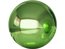 Esfera de Jardim Kichouse em Aço Inoxidável Bola Espelhada Verde de 9 Cm Esfera Refletora em Aço CHABERLU (3,54 Polegadas)