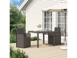 Vidaxl Cadeiras De Jantar Para Jardim 2 Unid. Pp