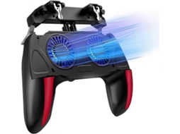 Controle Para Pubg Mobile, Joystick Com Ventoinha Dupla E Dissipador De Calor Para Os Gatilhos L1r1. Hengjian