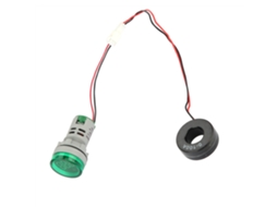 Ampêmetro Digital Ac 0-100a Indicador Com Luz Led Verde Sinal Round