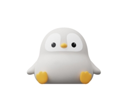 Lâmpada de Pinguim Fofinha, Silicone STELASPLEN