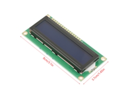 Laxiscreed Lcd 1602a 5v Com Iluminação Azul Para Projetos De Eletrónica E Aprendizagem