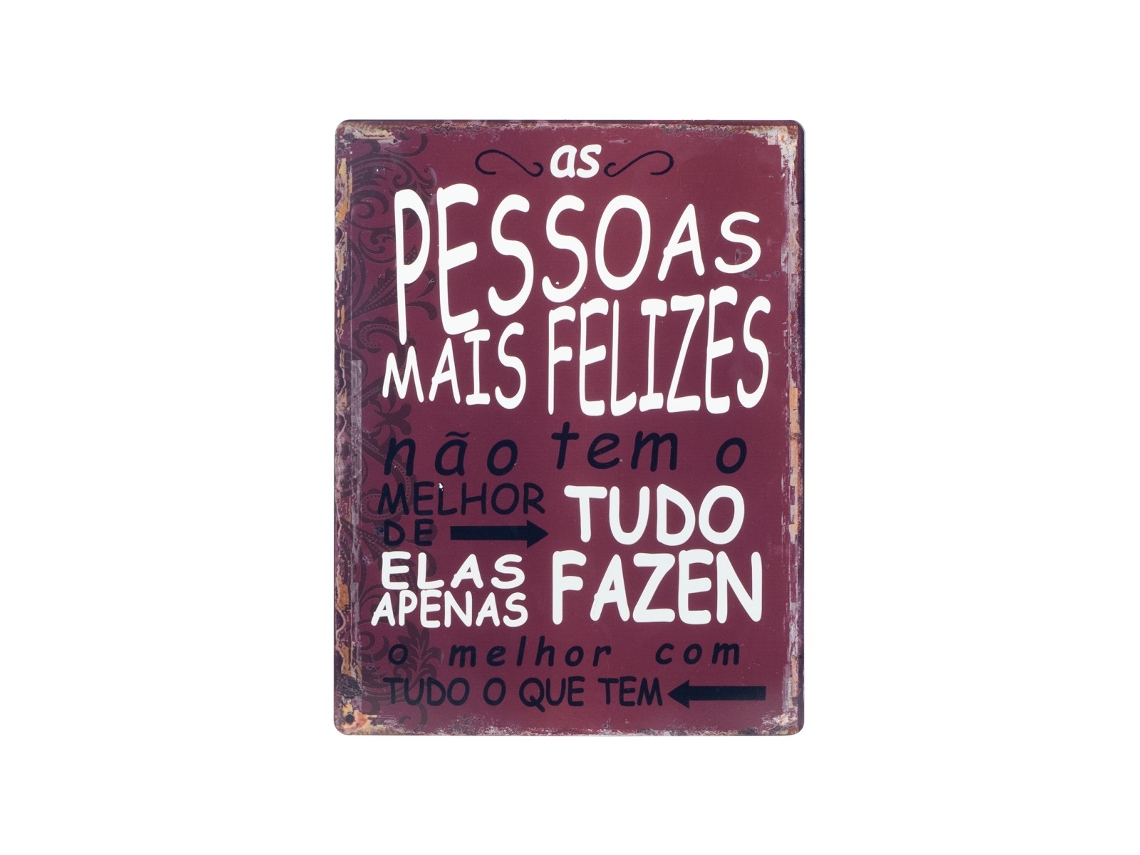 Placa de parede de pessoas felizes BY SIGRIS