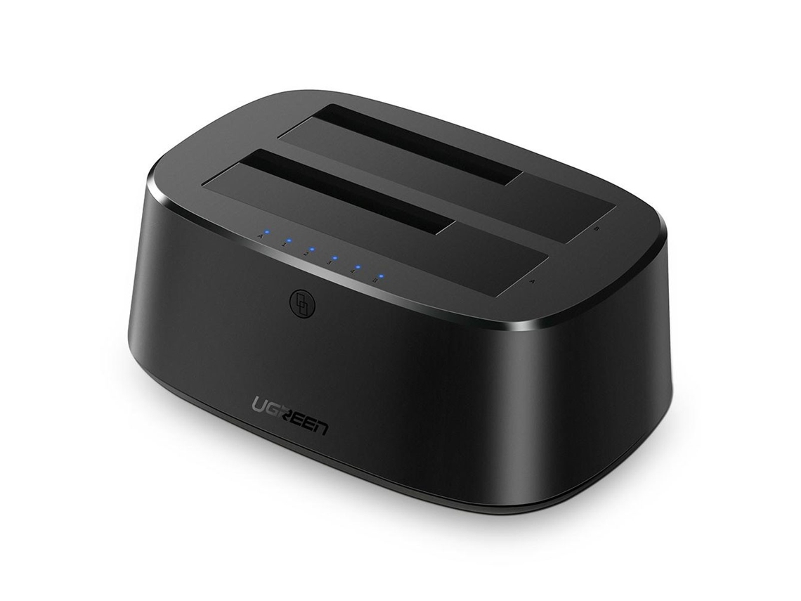 Estação de acoplamento UGREEN Cm198 Usb 3.0 para Sata Dual Bay