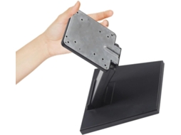 Suporte Dobrável Com Base Estável Para Telas Lcd De 14 A 27 Polegadas, Preto, Tamanho Reduzido.