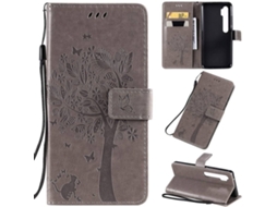 Capa Xiaomi Mi Note 10 HONGWE. Livro Cinzento