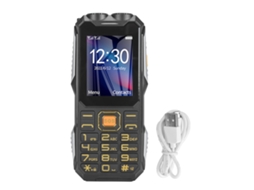 Aetheria celular Rugged 4g para Idosos com Tela 2.6 Polegadas Botões Grandes Bateria 16800mah Lanterna Led Dupla