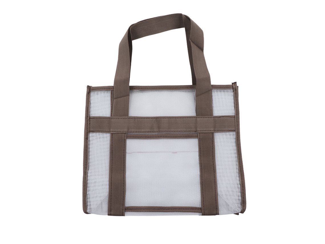 Laxiscreed Saco De Armazenamento Em Malha Oxford Com Grande Capacidade Para Uso Externo E Praia