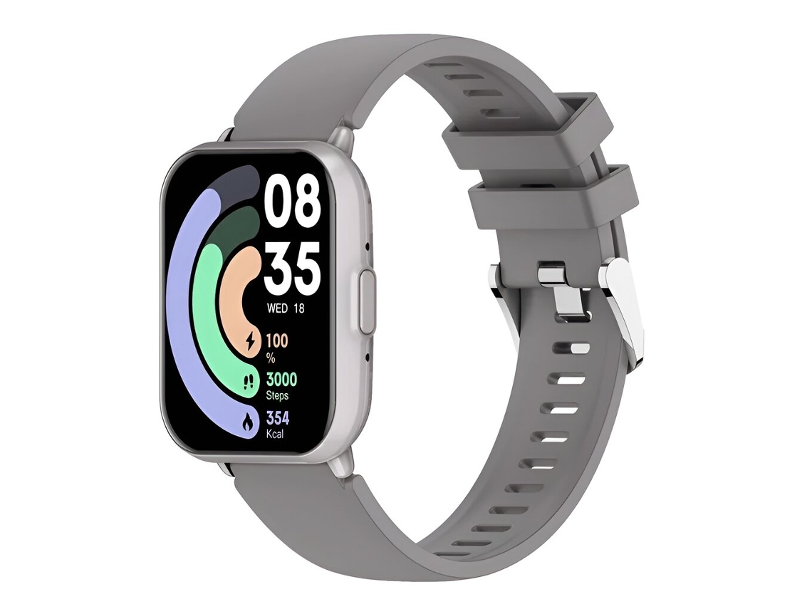 Smartwatch Z169 com Faixa de Relógio Calling, Esportivo, Bluetooth, À Prova D'água, Prata YANYXR