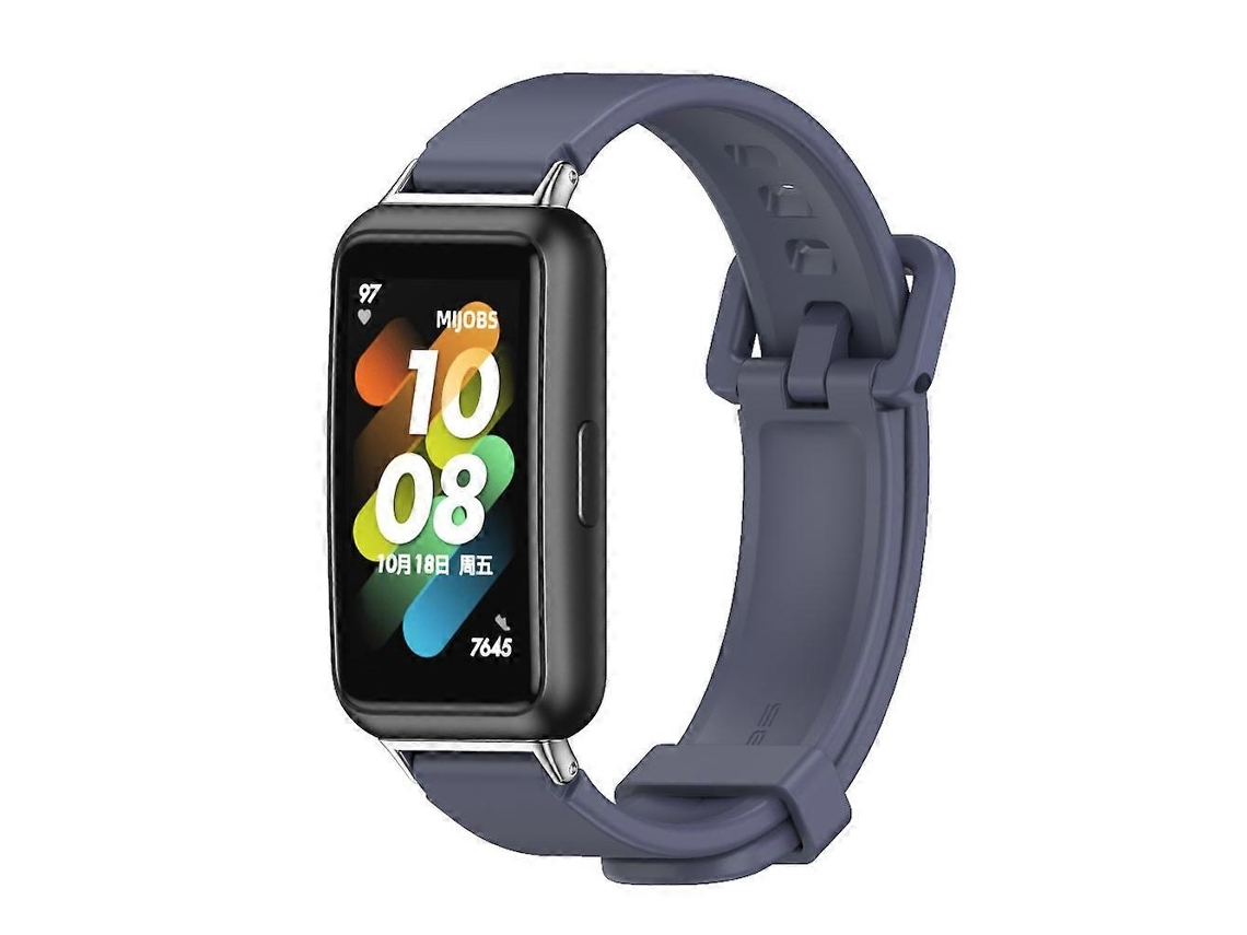 Pulseira De Silicone Respirável Mijobs Para Huawei Band 7 / 7 Nfc