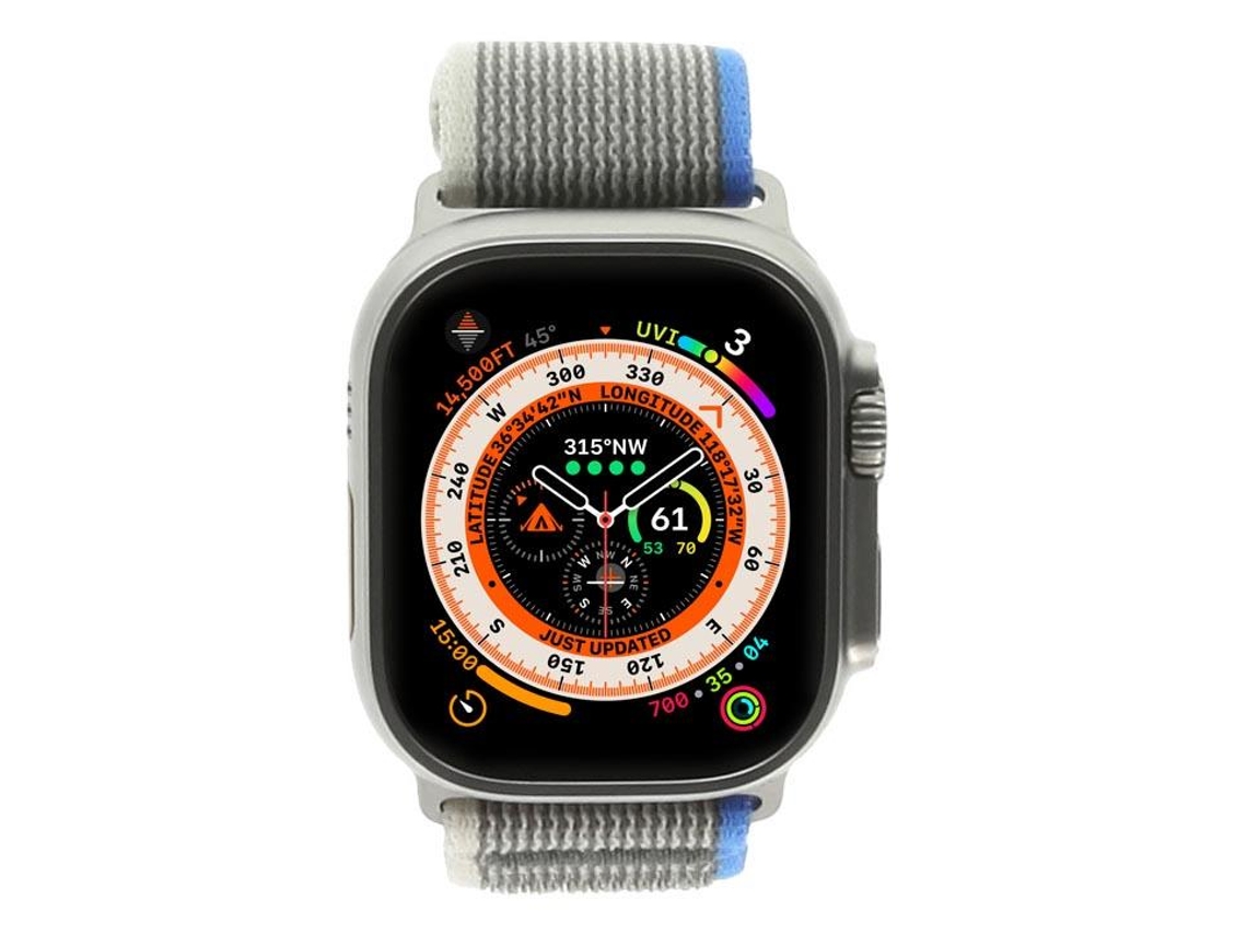 APPLE Watch Ultra 49Mm Com Bracelete Trail Loop Azul/Cinza S/M