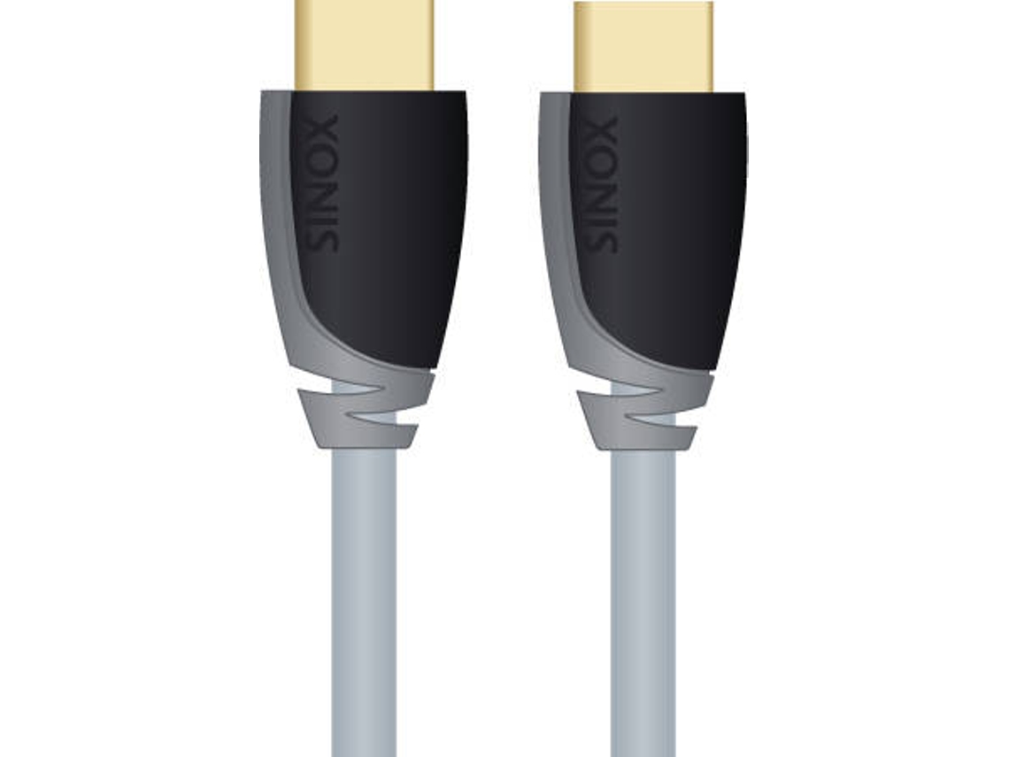 Cabo HDMI SINOX (1 m - Cinzento)