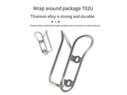 Suporte Para Garrafa De Água De Bicicleta Em Liga De Titânio Vazado Com Parafusos. Ideal Para Ciclismo.