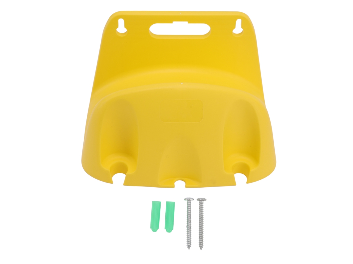 Suporte Bobina Mangueira Parede Amarelo 20m