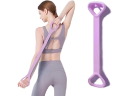 Faixa Elástica de Resistência formato 8 Portátil para Pilates AQUAFORGE