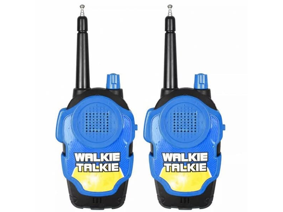 Walkie Talkie Infantil, Pacote Com 2 Unidades, Azul Aquaforge