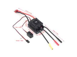 Laxiscreed Controlador De Velocidade Rc Brushless 45a Para Carrinhas 1/10